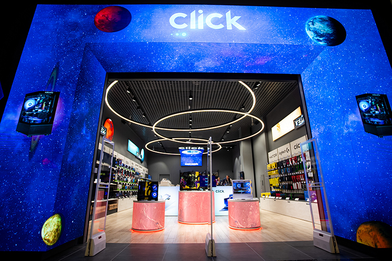 Новый геймерский магазин Click открылся в Lavina Mall!