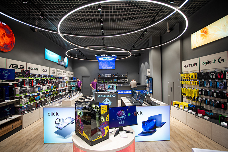 Новый геймерский магазин Click открылся в Lavina Mall!