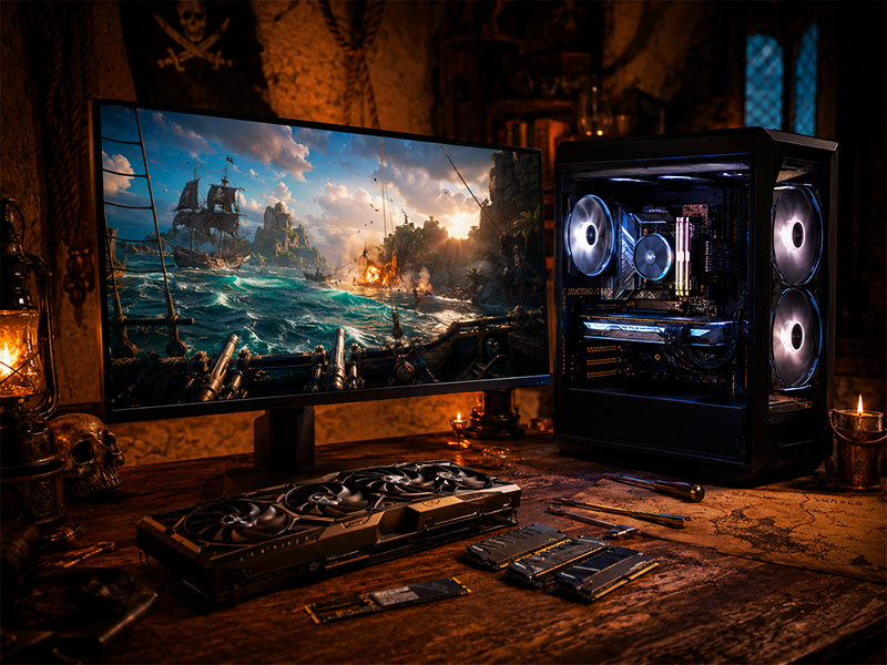 Игровой ПК для ремейка Assassin's Creed IV Black Flag: сборка из недорогих комплектующих