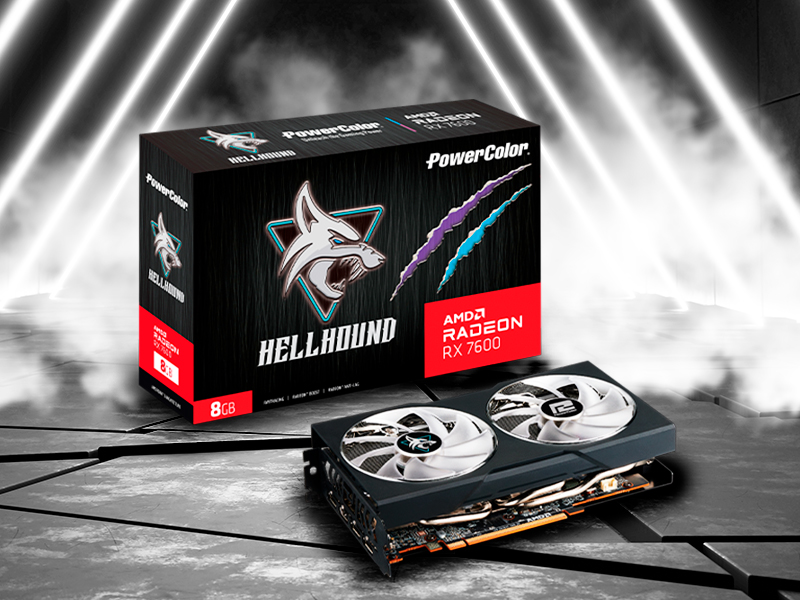 Преимущества видеокарты PowerColor Radeon RX 7600 Hellhound