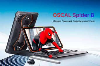 Защищенный планшет Oscal Spider 8: для грязной работы, экстрима и путешествий