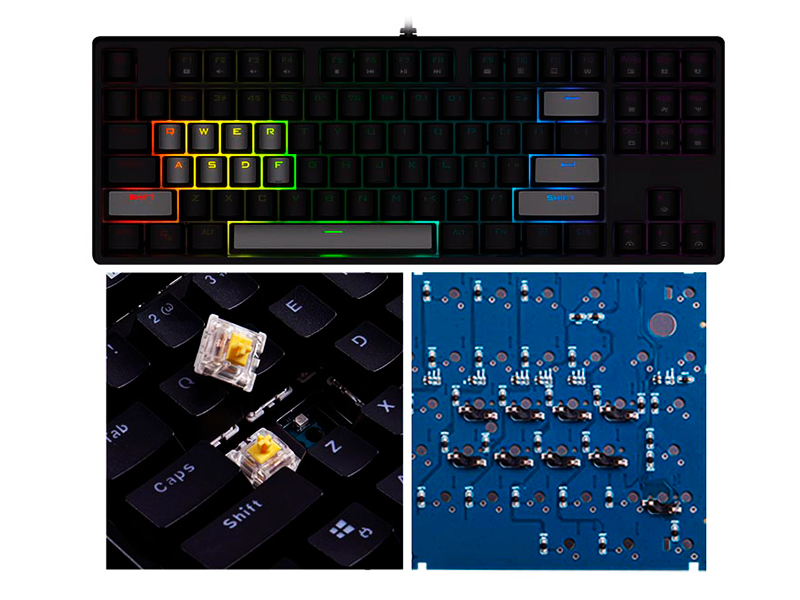 1stPlayer MK8 Lite Gateron Yellow Switch – хорошая игровая механика по доступной цене