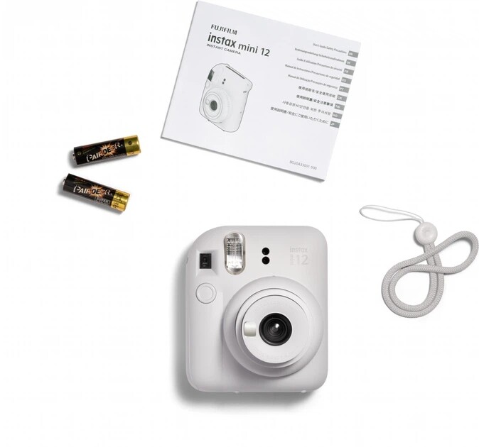Фотокамера миттєвого друку Fujifilm Instax Mini 12 Clay White (16806121)