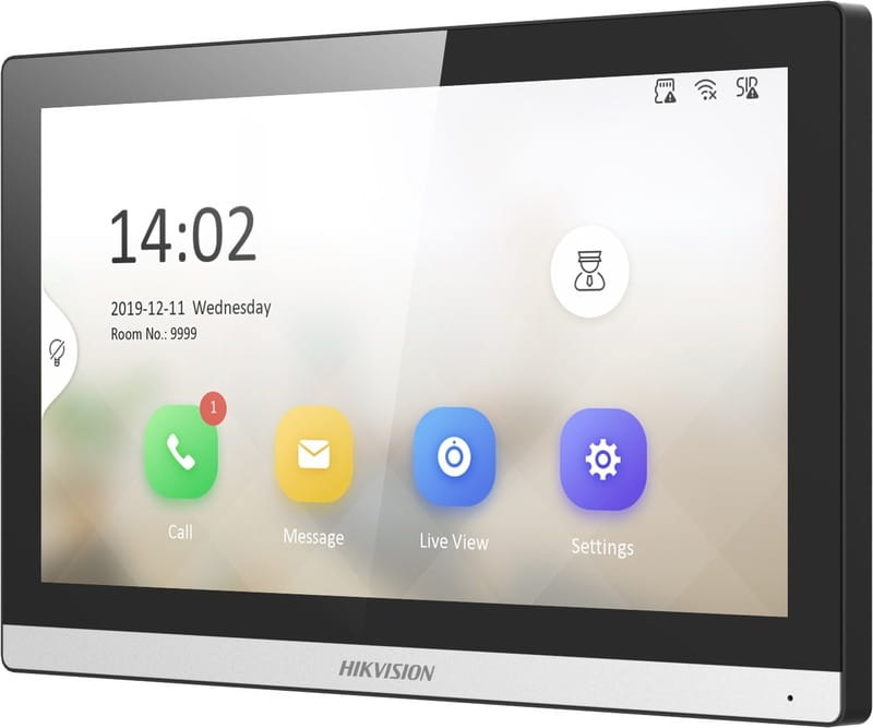 IP-відеодомофон Hikvision DS-KH6350-TE1 White