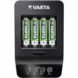 Сетевое зарядное устройство Varta LCD Smart Plus Charger + 4 х Ni-Mh AA 2100 mAh (57684101441)