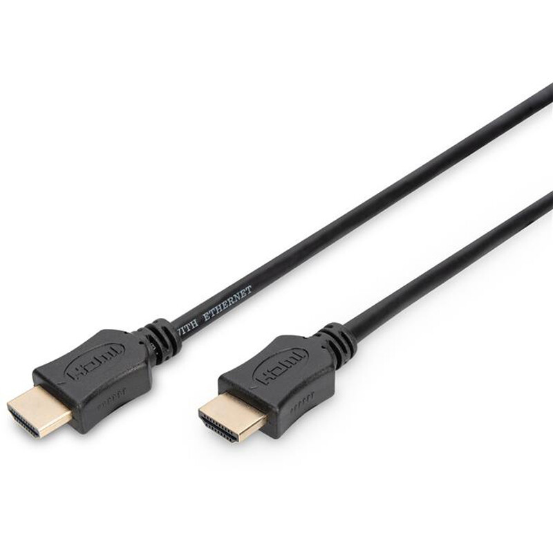 Кабель Digitus HDMI - HDMI (M/M), UHD 4K, 1 м, Black (AK-330107-010-S)