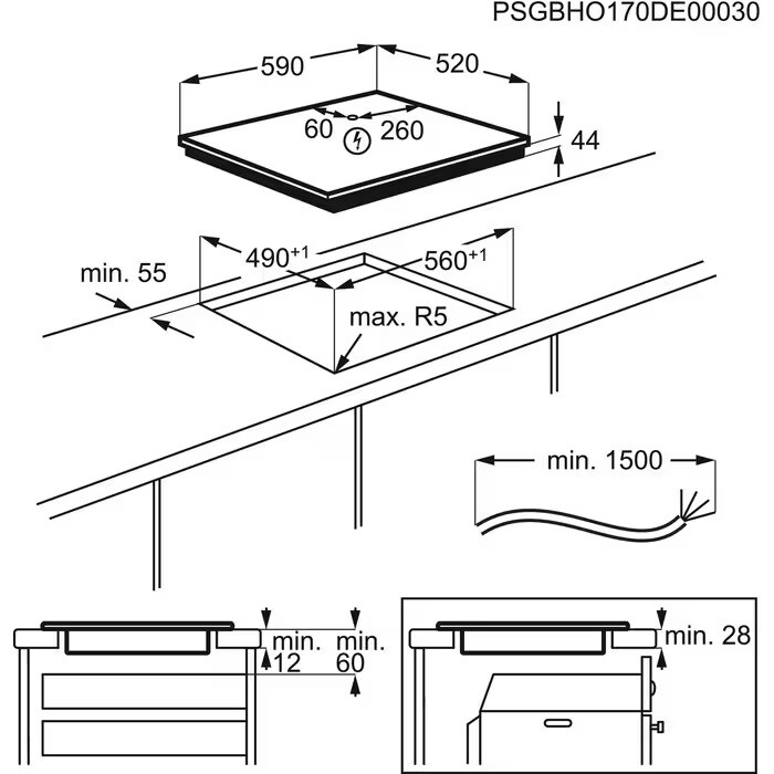 Варочная поверхность Electrolux CIR60433