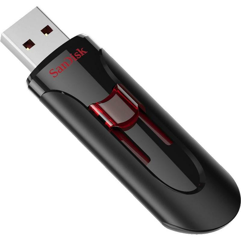 Флеш-накопичувач USB3.0 64GB SanDisk Cruzer Glide Black (SDCZ600-064G-G35)
