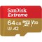 Фото - Карта пам`ятi MicroSDXC 64GB C10 UHS-I SanDisk Extreme V30 U3 R170/W80MB/s (SDSQXAH-064G-GN6AA) | click.ua