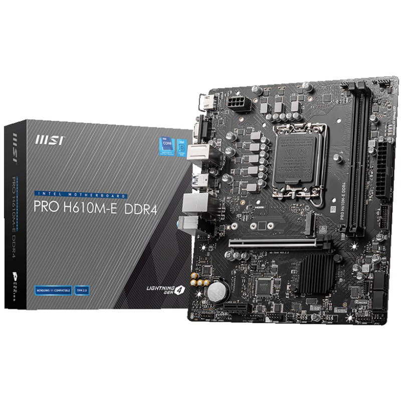 Материнская плата MSI Pro H610M-E DDR4 Socket 1700