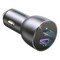 Фото - Автомобільний зарядний пристрій Ugreen CD213 (2xUSB 36W (USB-C+USB-A) QC 3.0+ Gray (60980) | click.ua