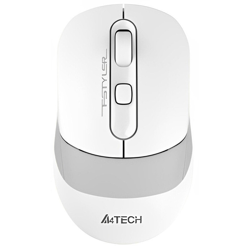 Мышь беспроводная A4Tech Fstyler FB10CS Grayish White USB