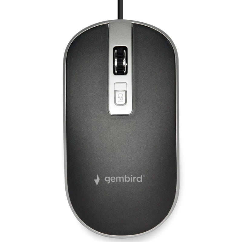 Мышь Gembird MUS-4B-06-BS Black/Silver