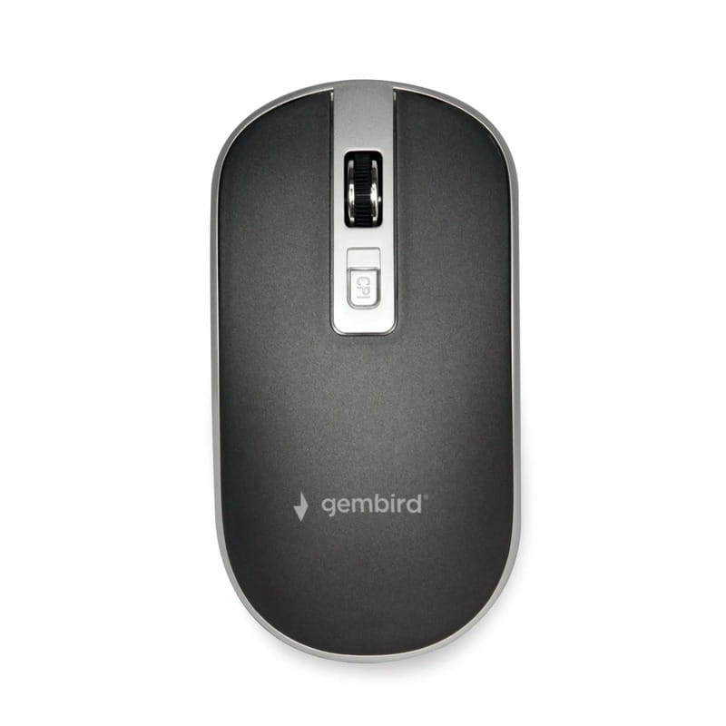Миша бездротова Gembird MUSW-4B-06-BS Black/Silver