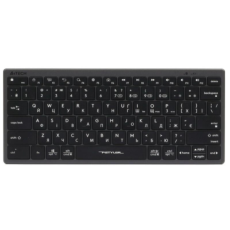 Клавиатура беспроводная A4Tech Fstyler FBX51C Grey