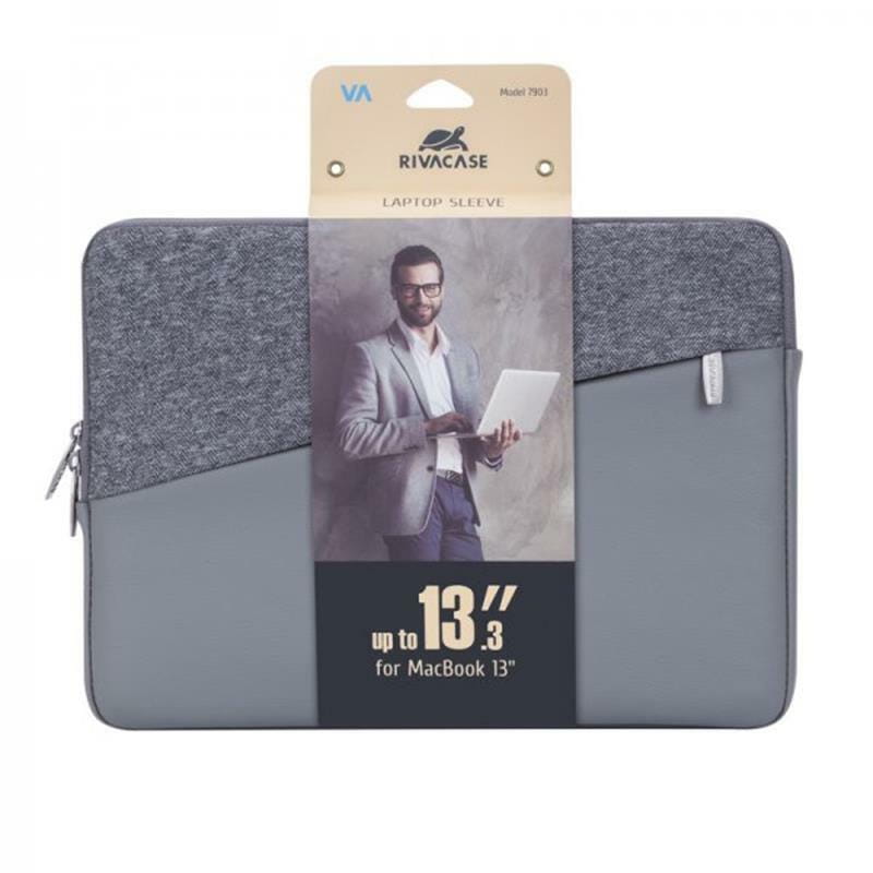 Чехол для ноутбука Rivacase 7903 13.3" Grey