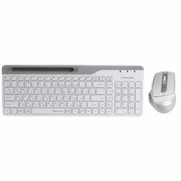 Комплект (клавіатура, миша) бездротовий A4Tech FB2535C Icy White