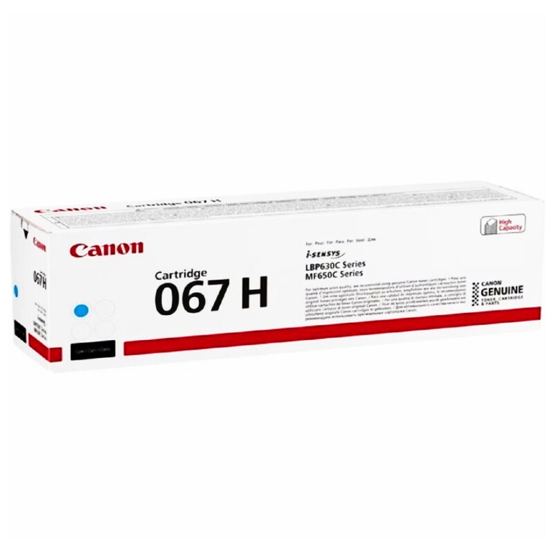 Картридж Canon 067H MF651Cw/MF655Cdw/MF657Cdw/LBP631Cw/LBP633Cdw Cyan (5105C002)