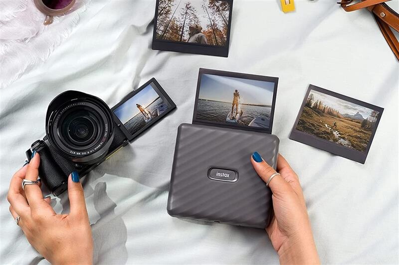 Принтер миттєвого друку Fujifilm Instax Link Wide Mocha Gray EX D (16719586)