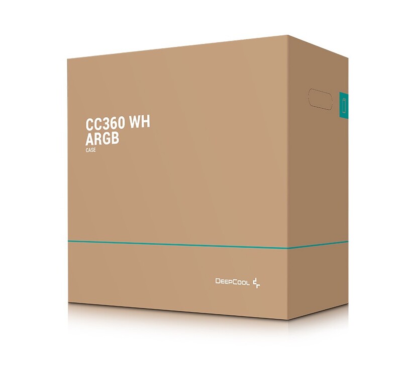 Корпус DeepCool CC360 White ARGB (R-CC360-WHAPM3-G-1) без БП