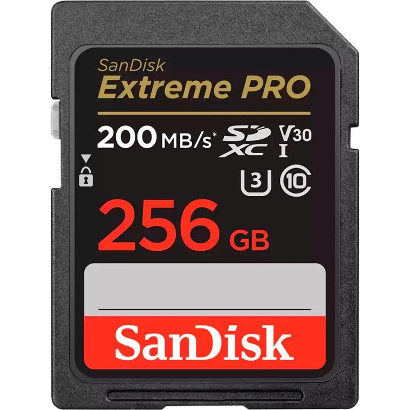 Карта памяти SDXC 256GB UHS-I/U3 Class 10 SanDisk Extreme Pro V30 R200/W140MB/s 4K (SDSDXXD-256G-GN4IN)