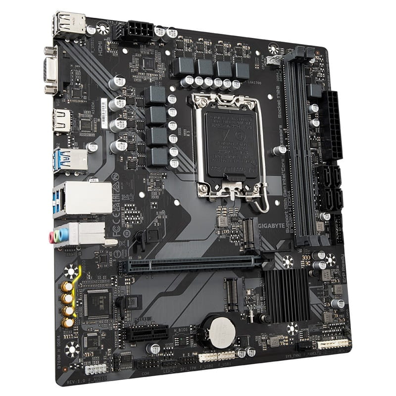 Материнская плата Gigabyte B760M H DDR4 Socket 1700