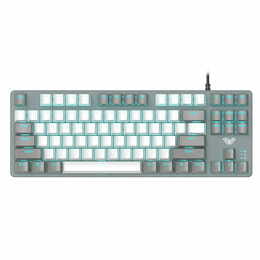 Клавиатура Aula Mechanical F3287 Grey/White Keycap KRGD Blue (6948391240954)