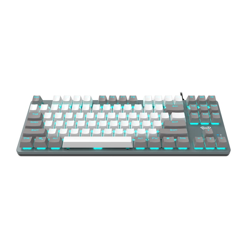 Клавиатура Aula Mechanical F3287 Grey/White Keycap KRGD Blue (6948391240954)