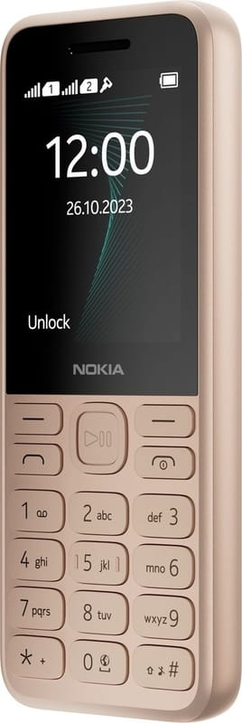 Мобильный телефон Nokia 130 2023 Dual Sim Light Gold