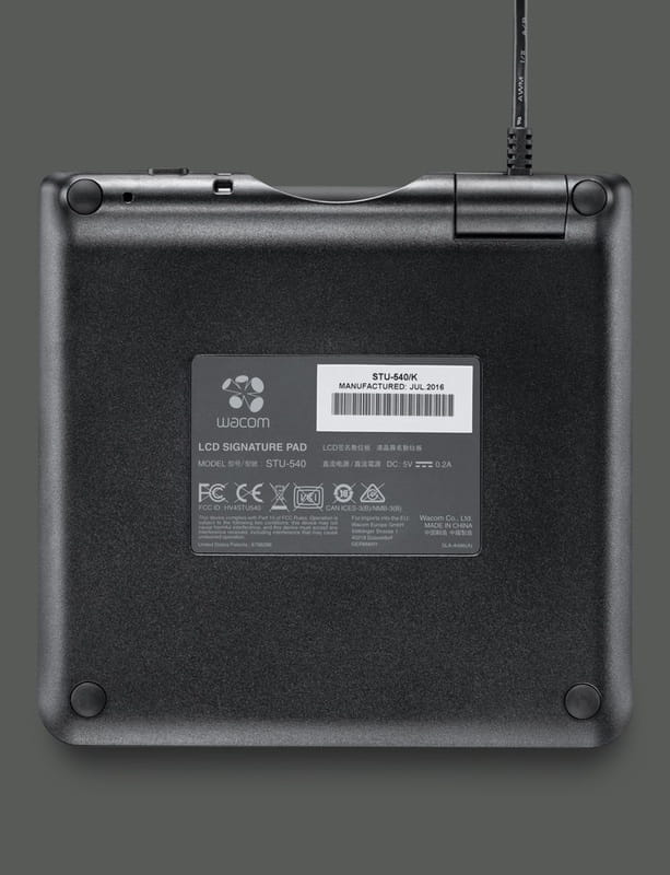 Графический планшет Wacom Signature Black (STU-540)