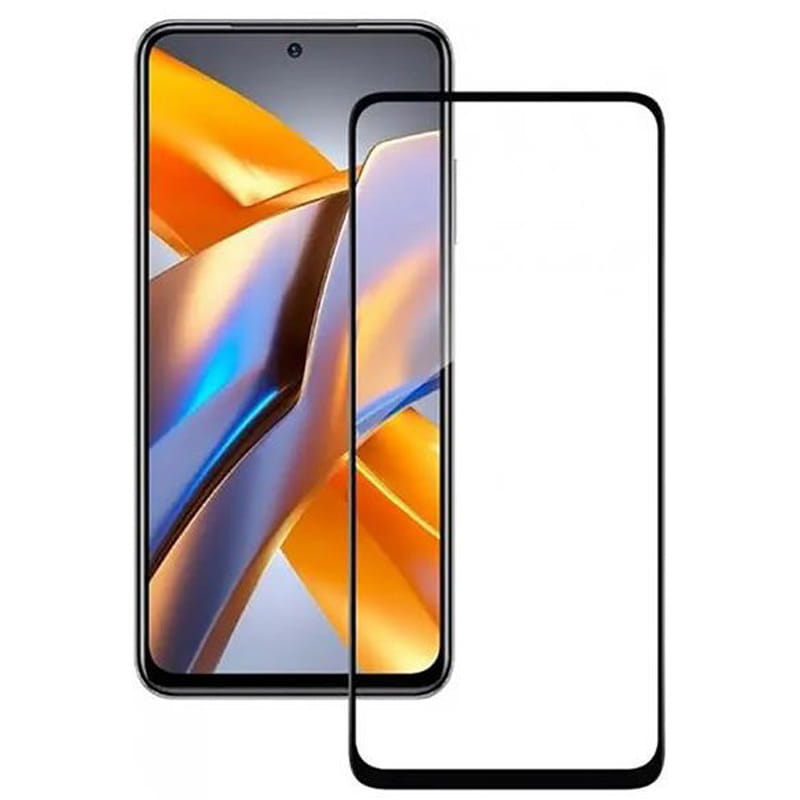 Защитное стекло BeCover для Xiaomi Poco M5s Black (709252)