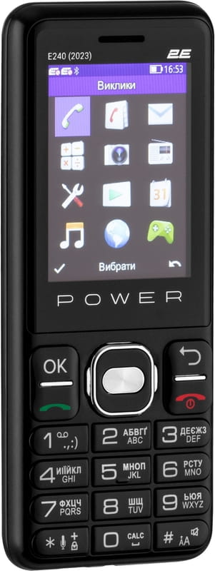 Мобильный телефон 2E E240 2023 Dual Sim Black (688130251068)