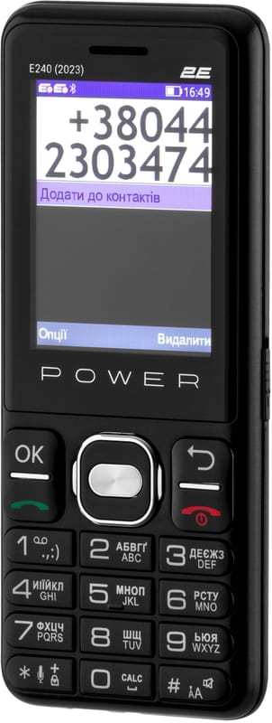 Мобильный телефон 2E E240 2023 Dual Sim Black (688130251068)