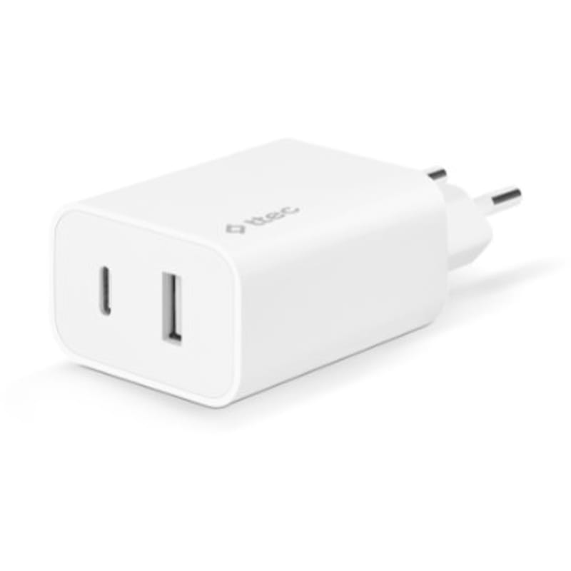 Сетевое зарядное устройство Ttec SmartCharger Duo PD USB-C/USB-A 32Вт White (2SCS24B)