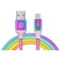 Фото - Кабель REAL-EL Premium USB - USB Type-C (M/M), 1 м, Rainbow (EL123500050) | click.ua