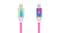 Фото - Кабель REAL-EL Premium USB Type-C - USB Type-C (M/M), 1 м, Rainbow (EL123500053) | click.ua