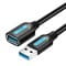 Фото - Удлинитель Vention USB - USB (M/F), 2 м, Black (CBHBH) | click.ua