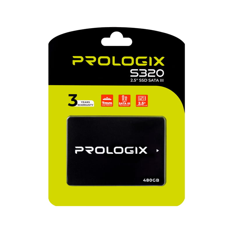 Накопичувач SSD  480GB Prologix S320 2.5" SATAIII 3D TLC (PRO480GS320)
