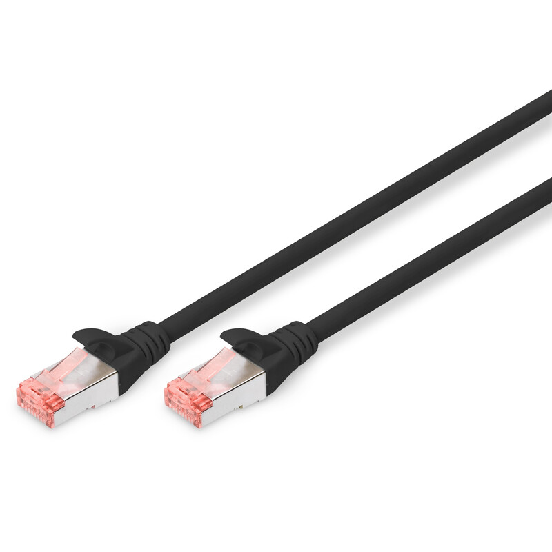 Патч-корд Digitus (DK-1644-005/BL) cat.6, S/FTP, 0.5 м, AWG 27/7, LSZH, черный