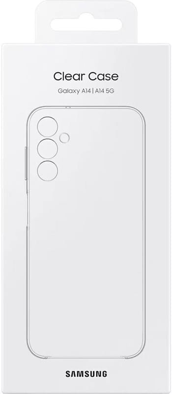 Чeхол-накладка Samsung Clear Cover для Samsung Galaxy A14 G5 SM-A146 Transparent (EF-QA146CTEGRU)