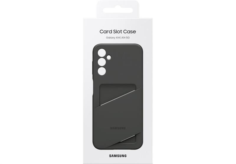 Чeхол-накладка Samsung Card Slot Case для Samsung Galaxy A14 SM-A146 Black (EF-OA146TBEGRU)