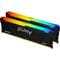 Фото - Модуль пам`яті DDR4 2x8GB/3200 Kingston Fury Beast RGB Black (KF432C16BB2AK2/16) | click.ua