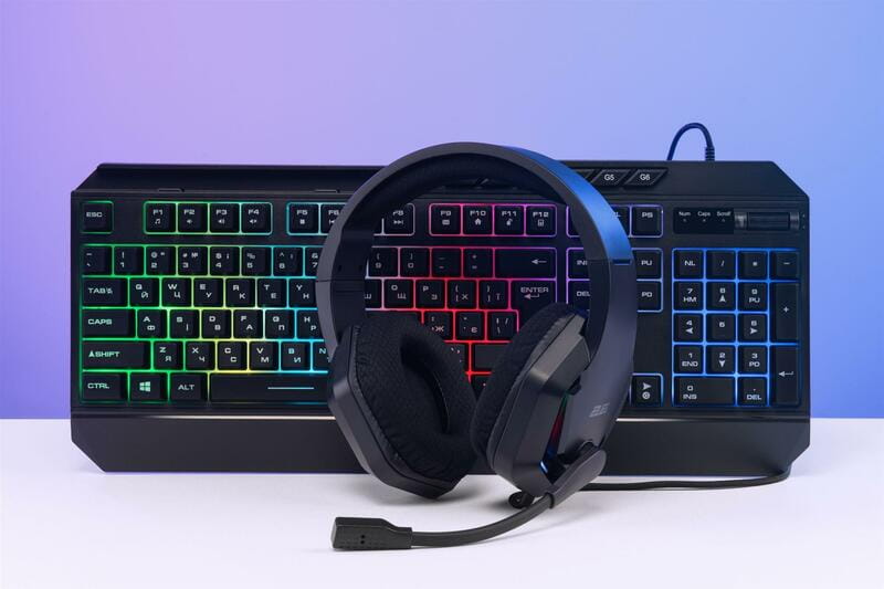 Гарнітура 2E Gaming HG315 RGB USB 7.1 Black (2E-HG315BK-7.1)