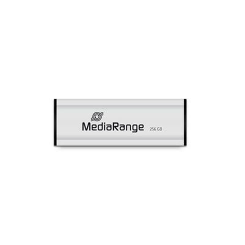 Флеш-накопитель USB3.0 256GB MediaRange Black/Silver (MR919)