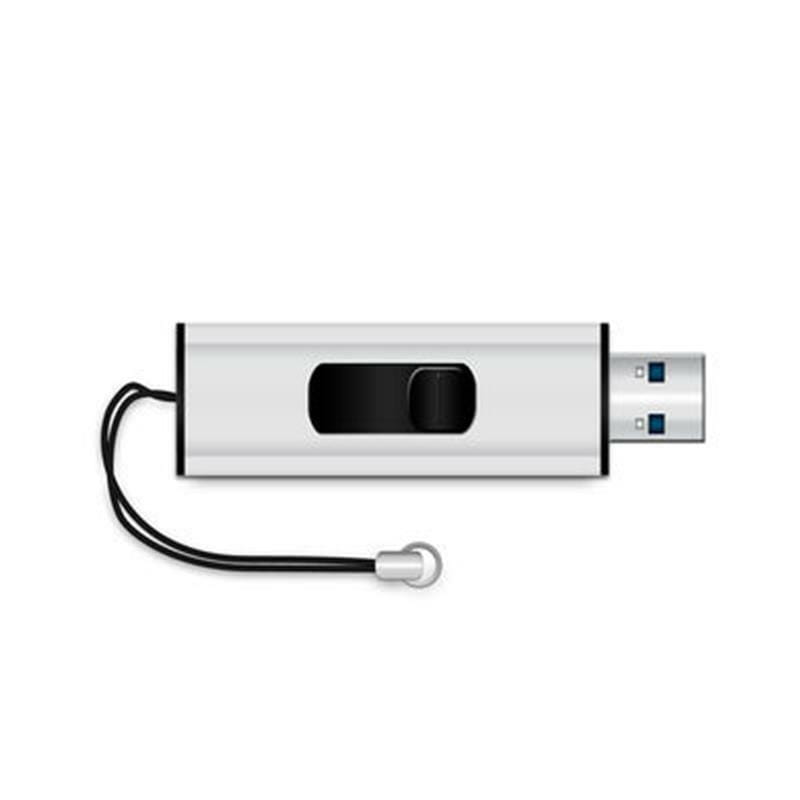 Флеш-накопитель USB3.0 256GB MediaRange Black/Silver (MR919)