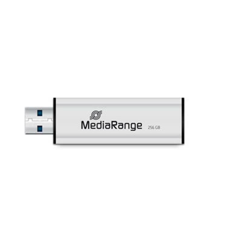 Флеш-накопитель USB3.0 256GB MediaRange Black/Silver (MR919)