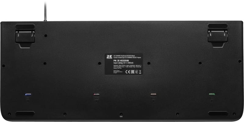 Клавіатура 2E Gaming KG325UB LED Ukr Black (2E-KG325UB)