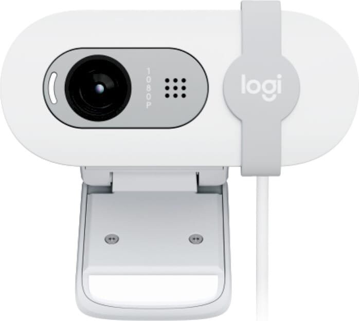 Веб-камера Logitech Brio 100 Off White (960-001617)