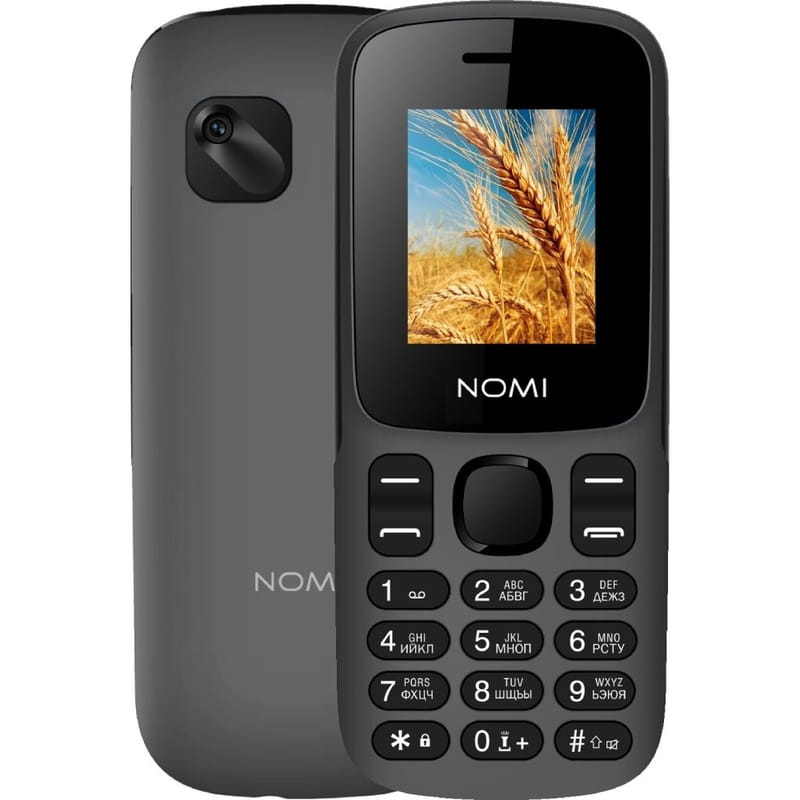 Мобiльний телефон Nomi i1890 Dual Sim Grey