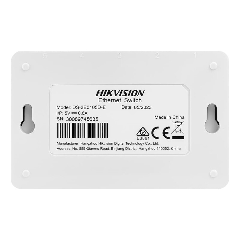 Коммутатор Hikvision DS-3E0105D-E